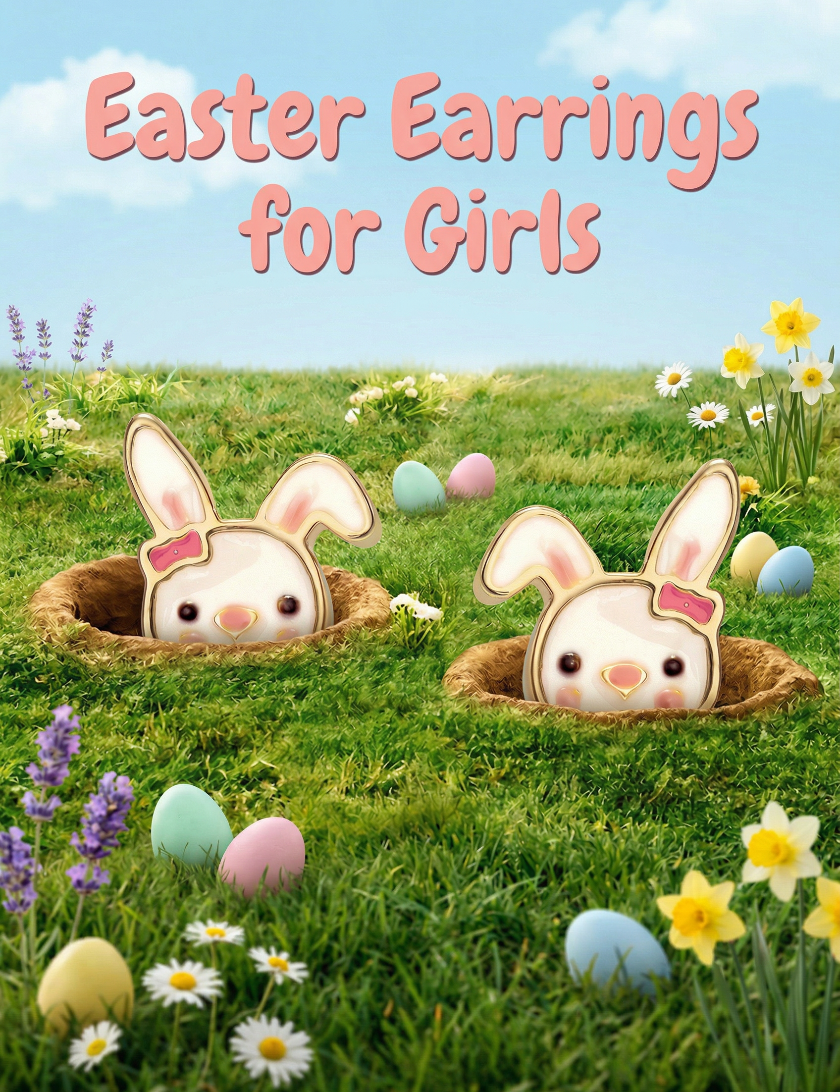 Easter basket ideas for girls in Canada — hypoallergenic clip-on  and stud earrings gift-wrapped by Girl Nation Canada