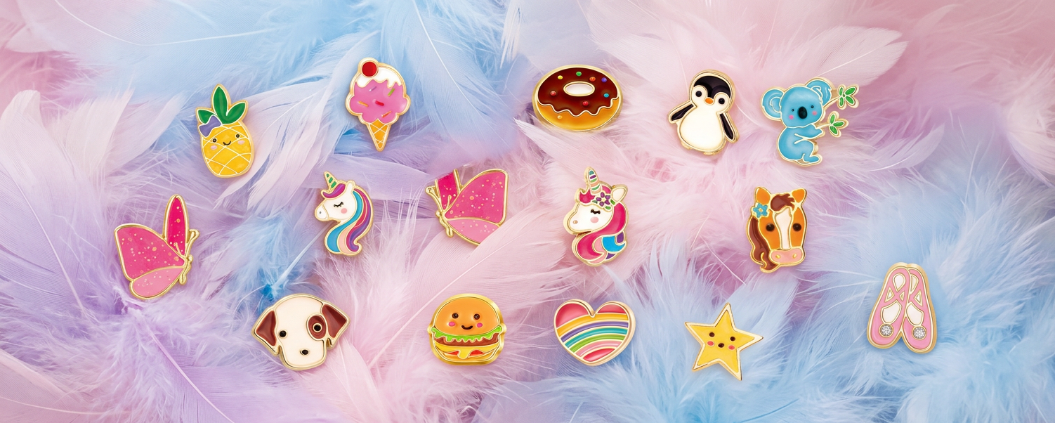 Everyday earrings for girls in Canada — cute animal, heart and character stud earrings in standard size by Girl Nation Canada