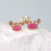Kids Hypoallergenic Stud Earrings | Happy Crab
