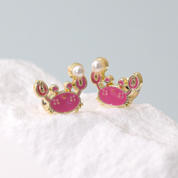 Kids Hypoallergenic Stud Earrings | Happy Crab