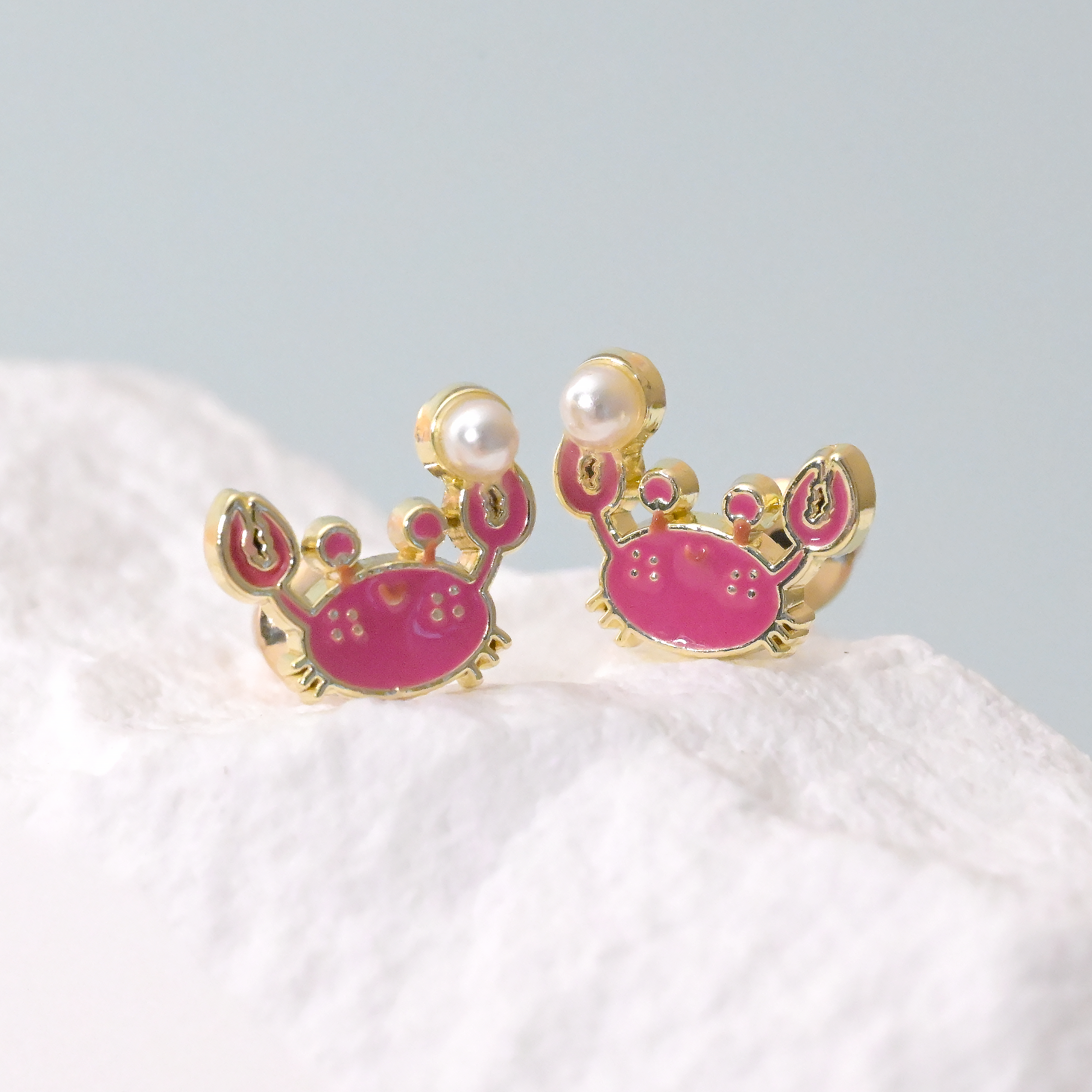 Kids Hypoallergenic Stud Earrings | Happy Crab
