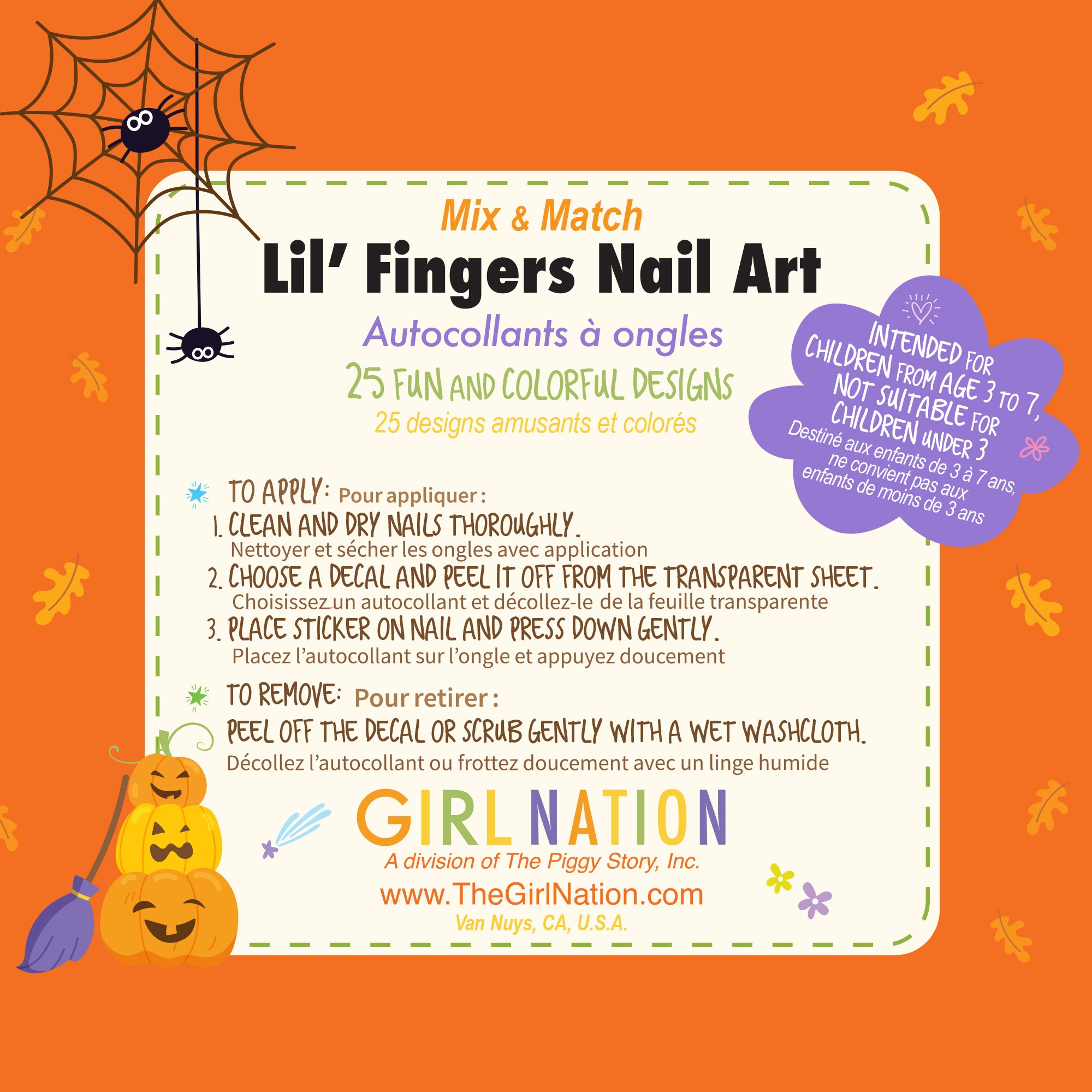 Scented Kids Nail Art | Trick-or-Treat Chic Halloween