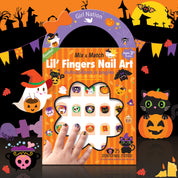 Festive scented holiday nail stickers for kids, including 25 festive designs for Christmas or Halloween. The ultimate holiday stocking stuffer for your granddaughter featuring a safe, sweet scent.