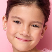 Kids Hypoallergenic Stud Earrings | Pretty Pink Bow