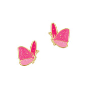 Kids Clip-on Earrings | Easter Glitter Butterfly