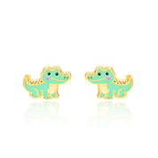 Kids Hypoallergenic Stud Earrings | After Awhile, Crocodile