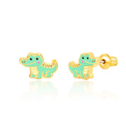 Kids Hypoallergenic Stud Earrings | After Awhile, Crocodile