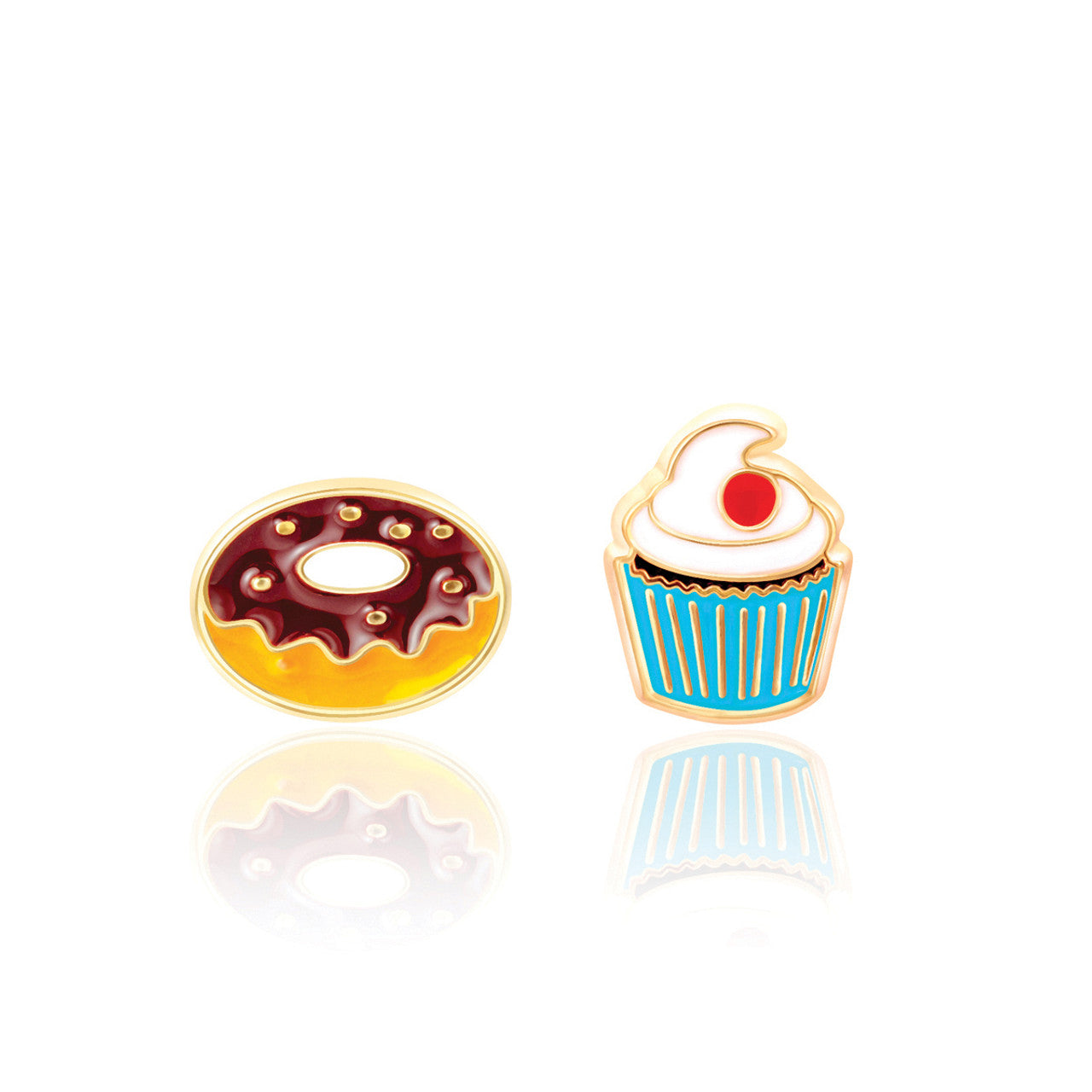 Sweet Sugar Rush candy stud earrings for kids, ideal for a holiday or birthday gift for your daughter. Featuring a secure safety back and skin-safe surgical steel.