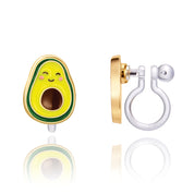 Healthy and cute Bravocado clip-on earrings for kids, featuring a pain-free design and secure fit for unpierced ears.