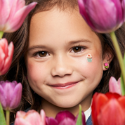 Kids Hypoallergenic Stud Earrings | Easter Tiny Tulip