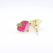 Kids Hypoallergenic Stud Earrings | Easter Prickly Pink Hedgehog