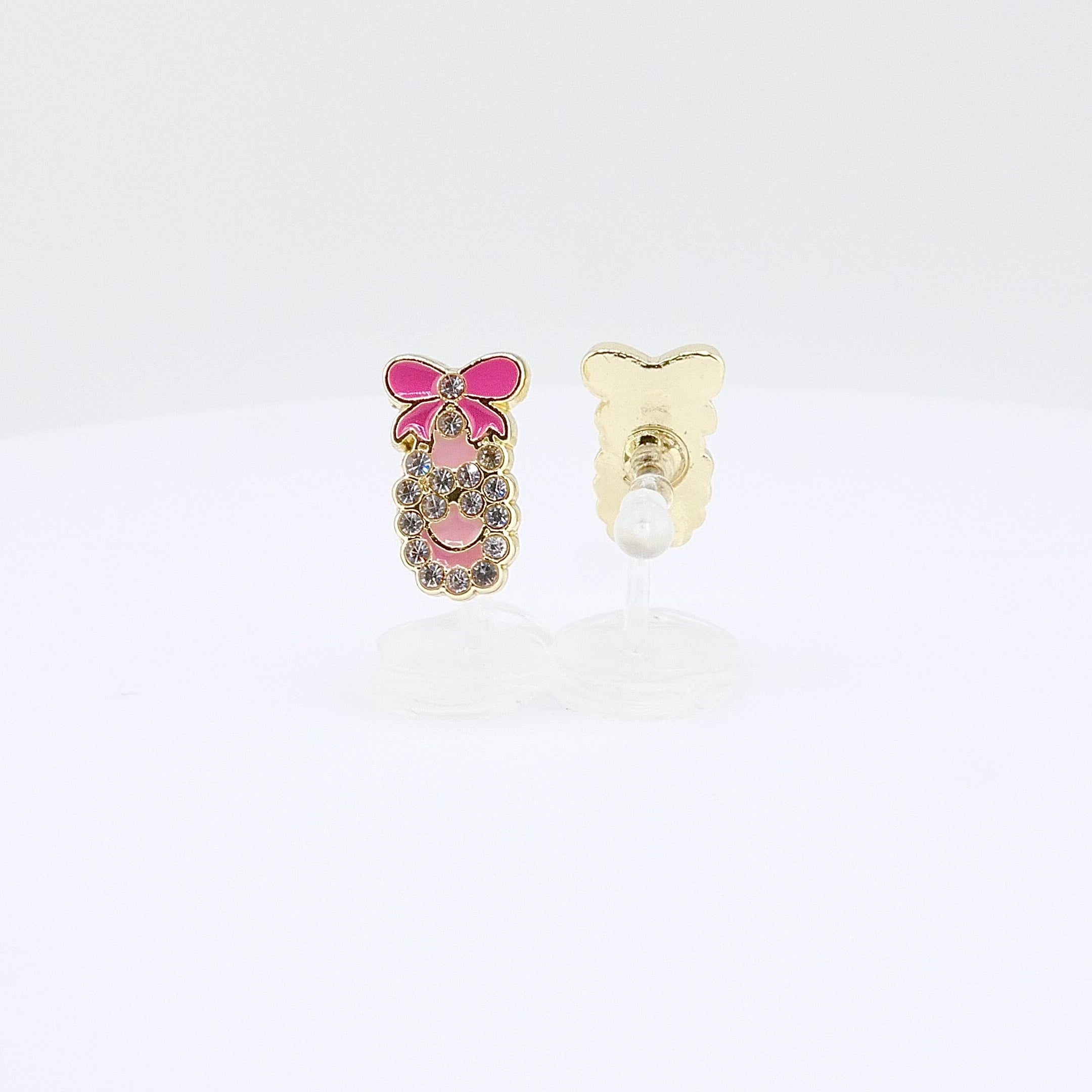Kids Clip-on Earrings | Crystal Ballet Shoe