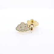 Kids Hypoallergenic Stud Earrings | Easter Happy Skies Cloud