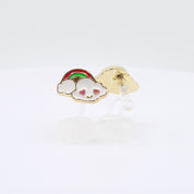 Kids Clip-on Earrings | Easter Cloud Luvs Rainbow