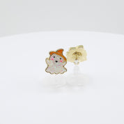 Halloween Kids Clip-on Earrings | Glitter Spooky Ghost