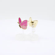 Kids Clip-on Earrings | Easter Glitter Butterfly