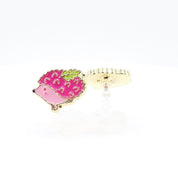 Kids Clip-on Earrings | Easter Prickly Pink Hedgehog