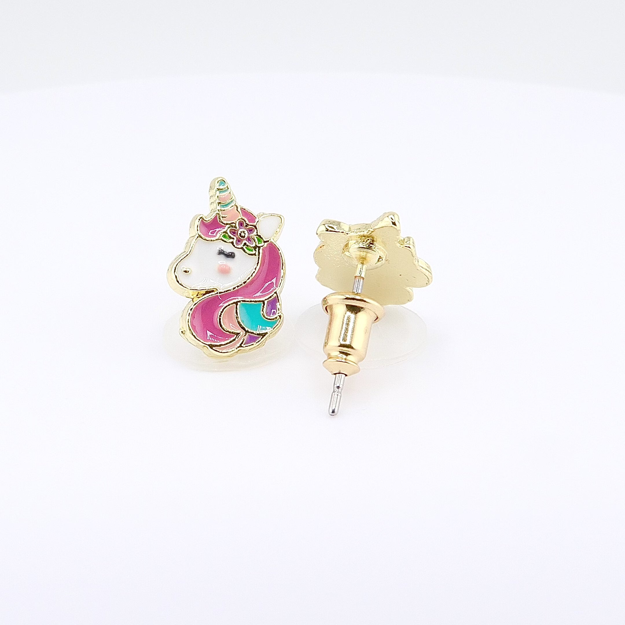 Kids Hypoallergenic Stud Earrings | Unicorn Dreams