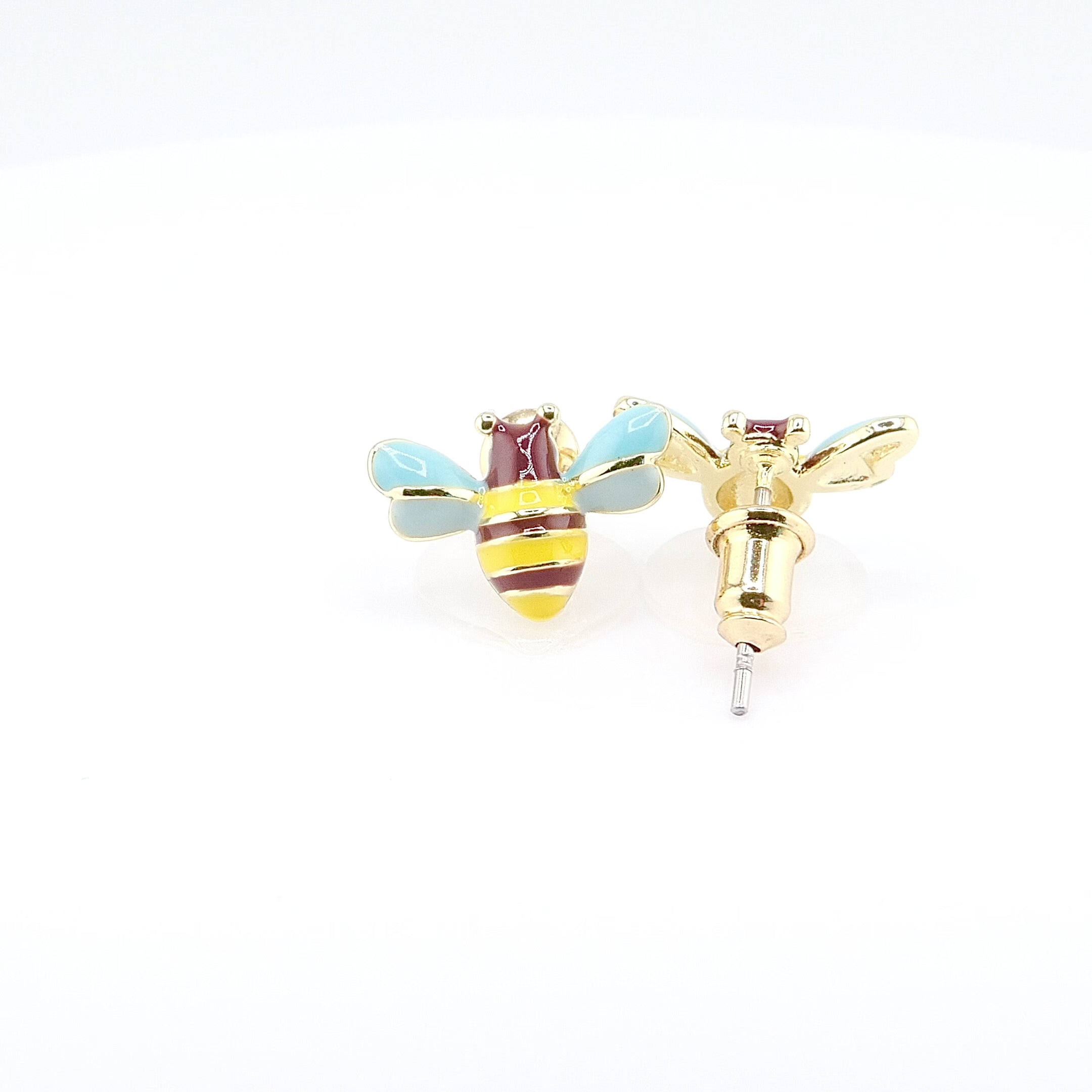 Kids Hypoallergenic Stud Earrings | Easter Buzzing Bee