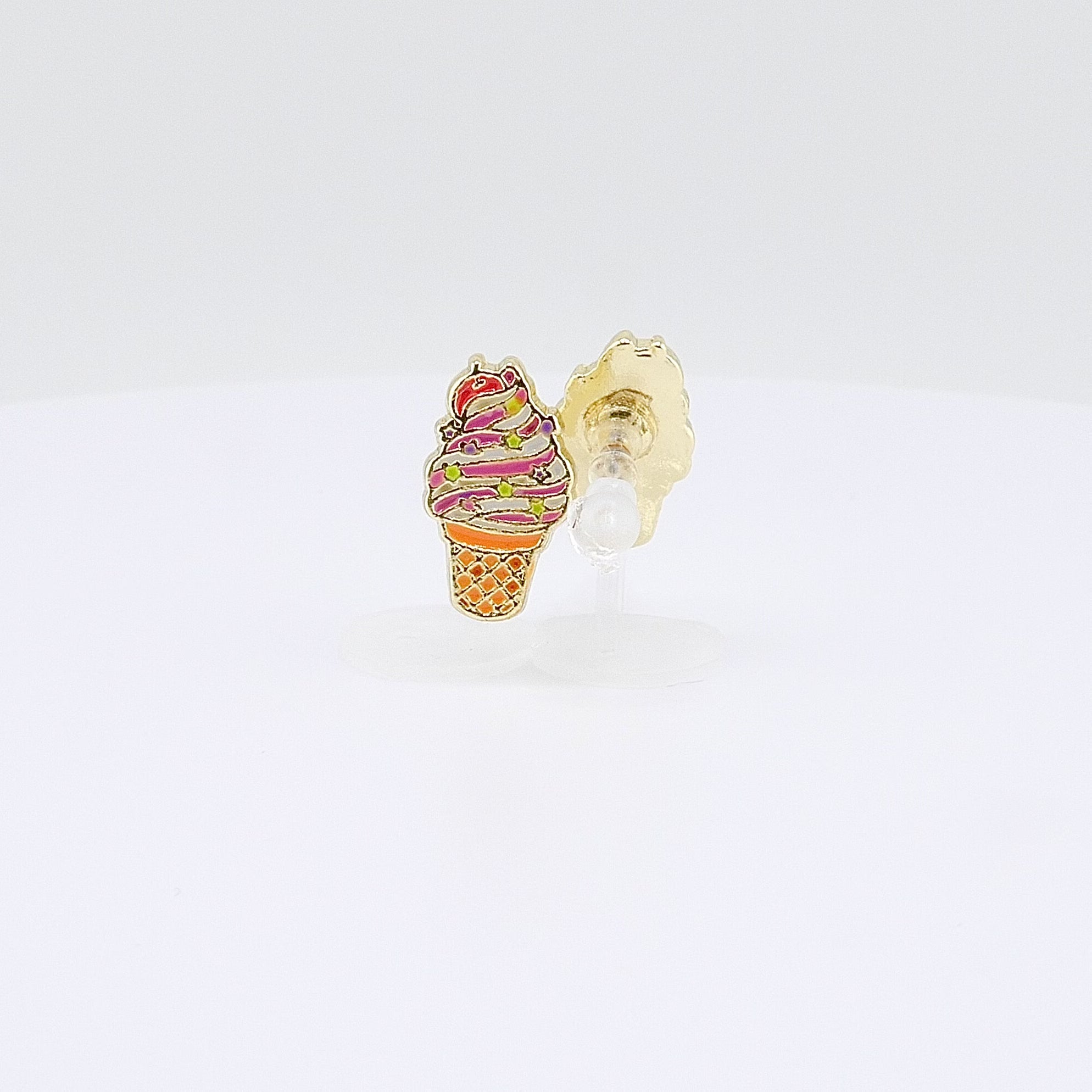 Kids Clip-on Earrings | Soft Serve Swirl