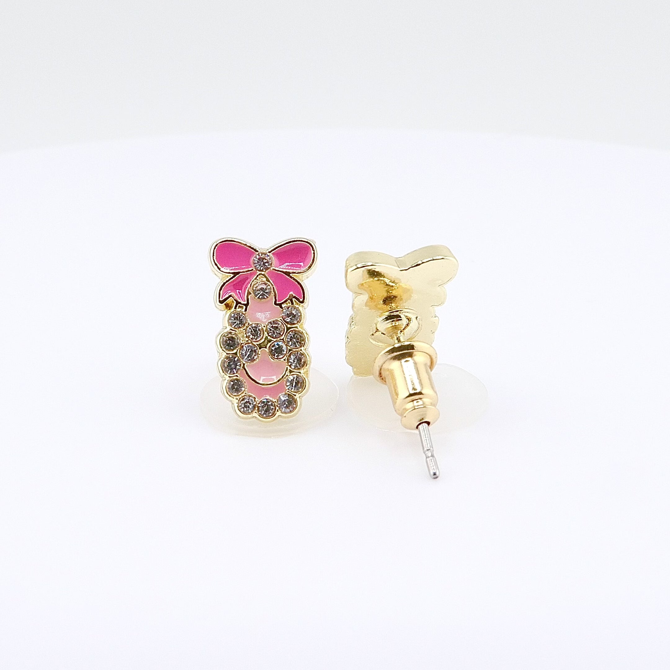 Kids Hypoallergenic Stud Earrings | Crystal Ballet Shoe