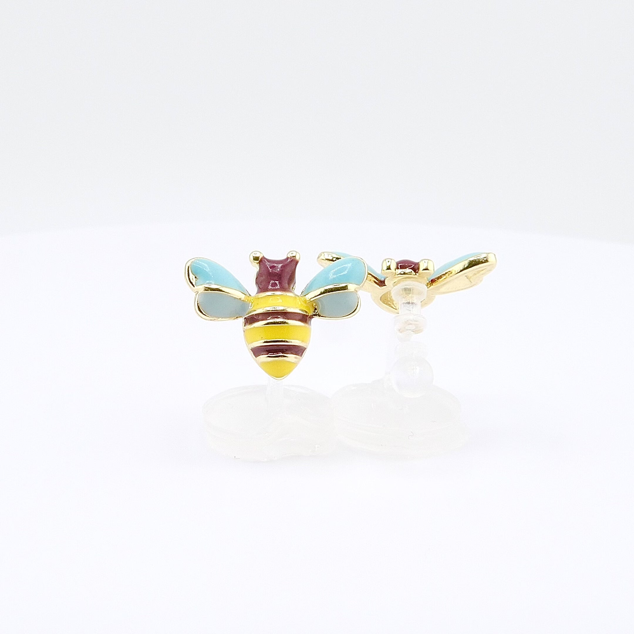 Kids Clip-on Earrings | Easter Buzzing Bee
