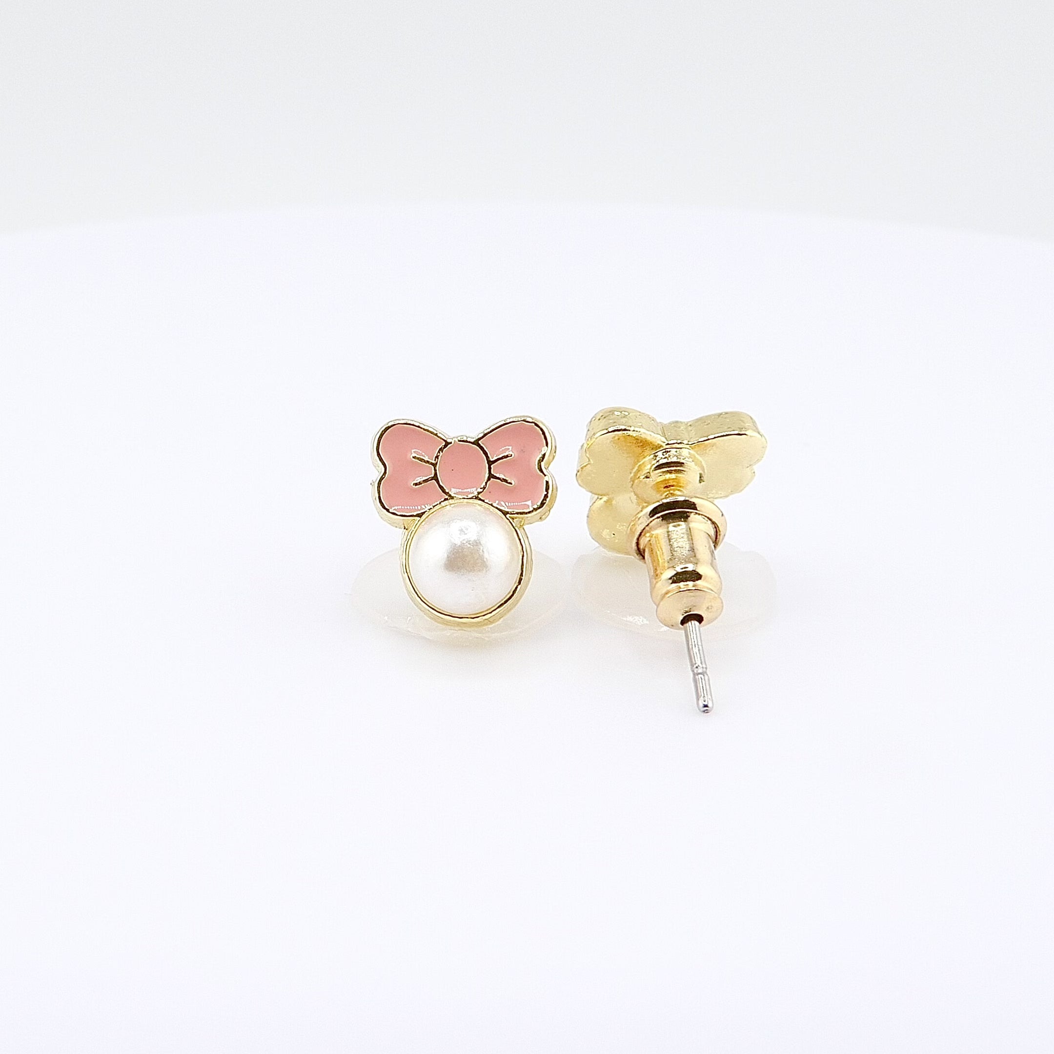 Kids Hypoallergenic Stud Earrings | Pink Chic Bow