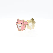 Kids Clip-on Earrings | Easter Charming Corgi