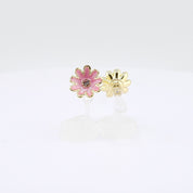 Kids Clip-on Earrings | Easter Pink Daisy