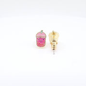 Kids Hypoallergenic Stud Earrings | Boba Tea Bliss