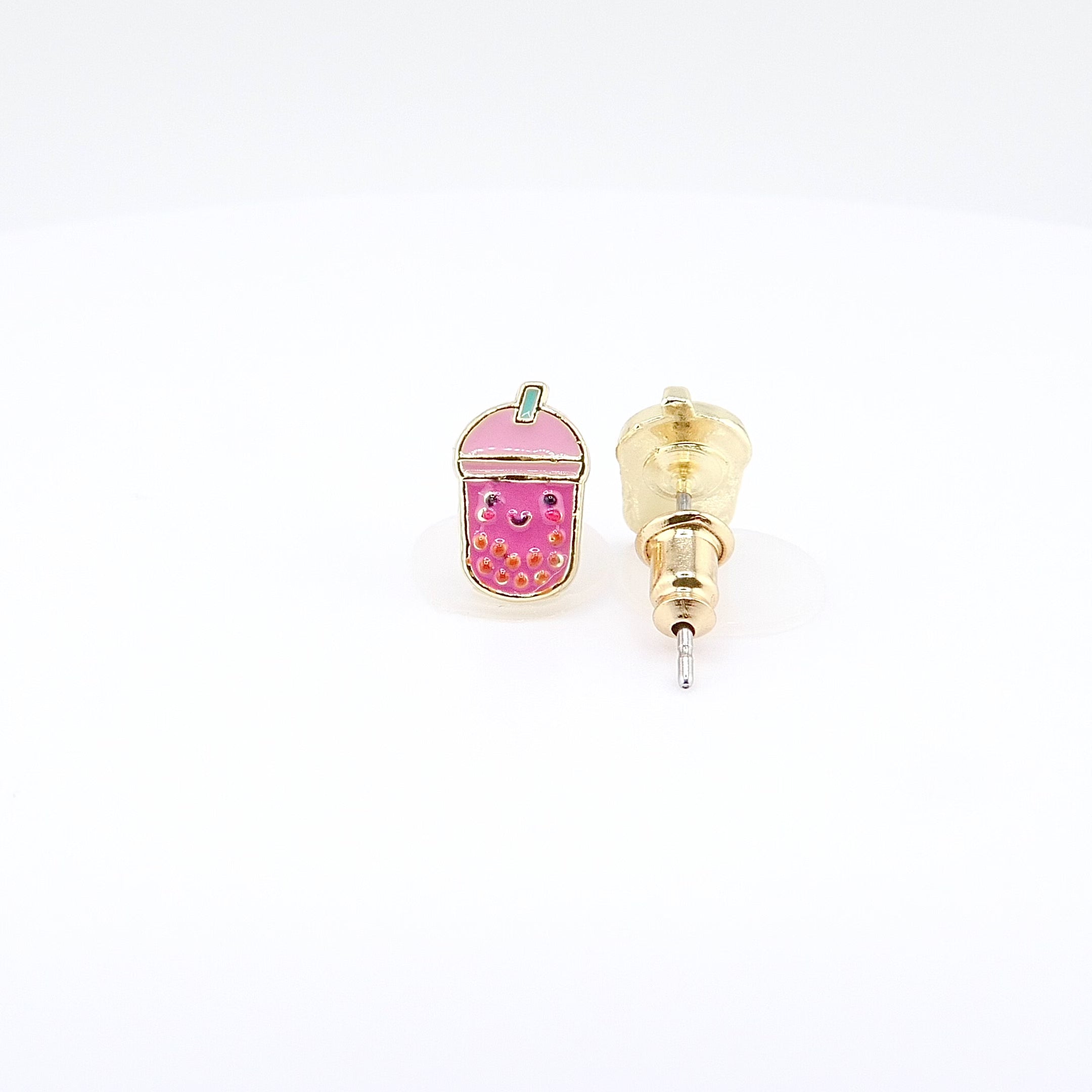 Kids Hypoallergenic Stud Earrings | Boba Tea Bliss