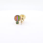 Kids Hypoallergenic Stud Earrings | Easter Hot Air Balloon