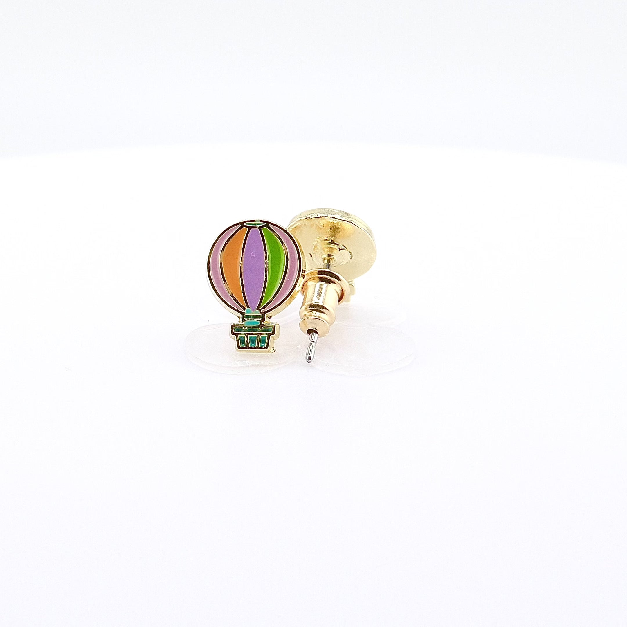 Kids Hypoallergenic Stud Earrings | Easter Hot Air Balloon