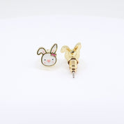 Kids Hypoallergenic Stud Earrings | Easter Bouncy Bunny