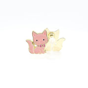 Kids Clip-on Earrings | Pink Kitty