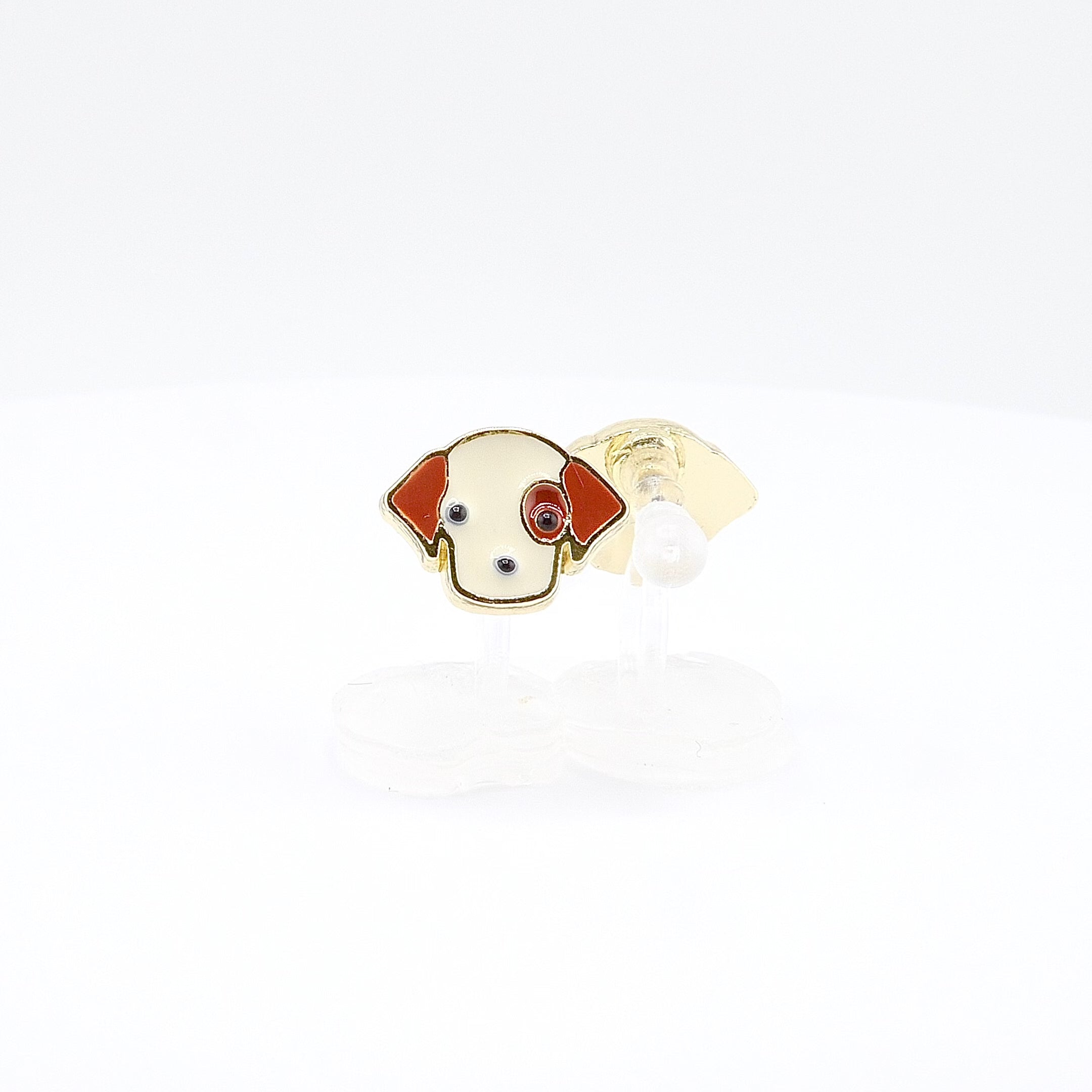 Kids Clip-on Earrings | Easter Perky Puppy