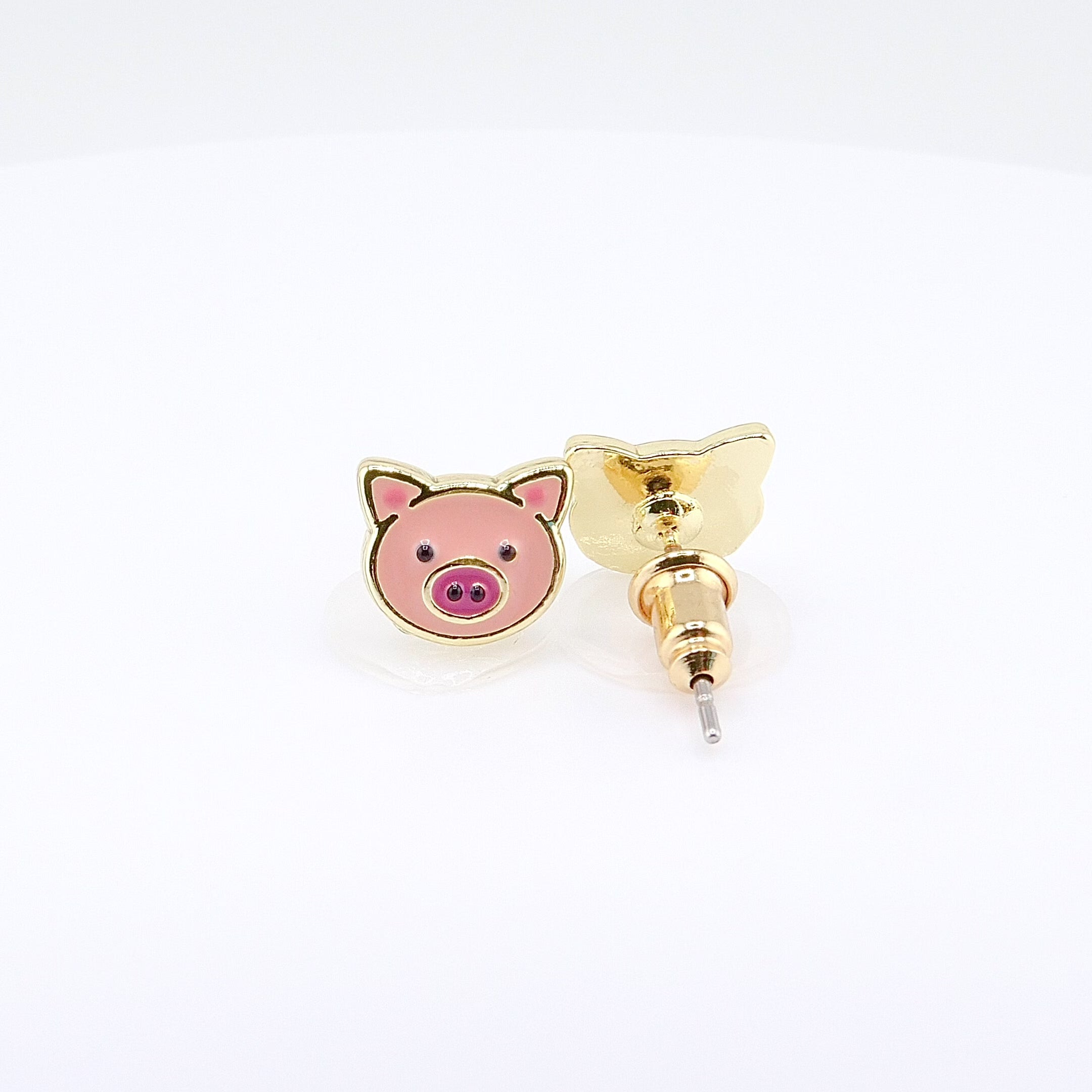 Kids Hypoallergenic Stud Earrings | Easter Precious Pig