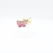 Kids Clip-on Earrings | Easter Sweet Pink Butterfly
