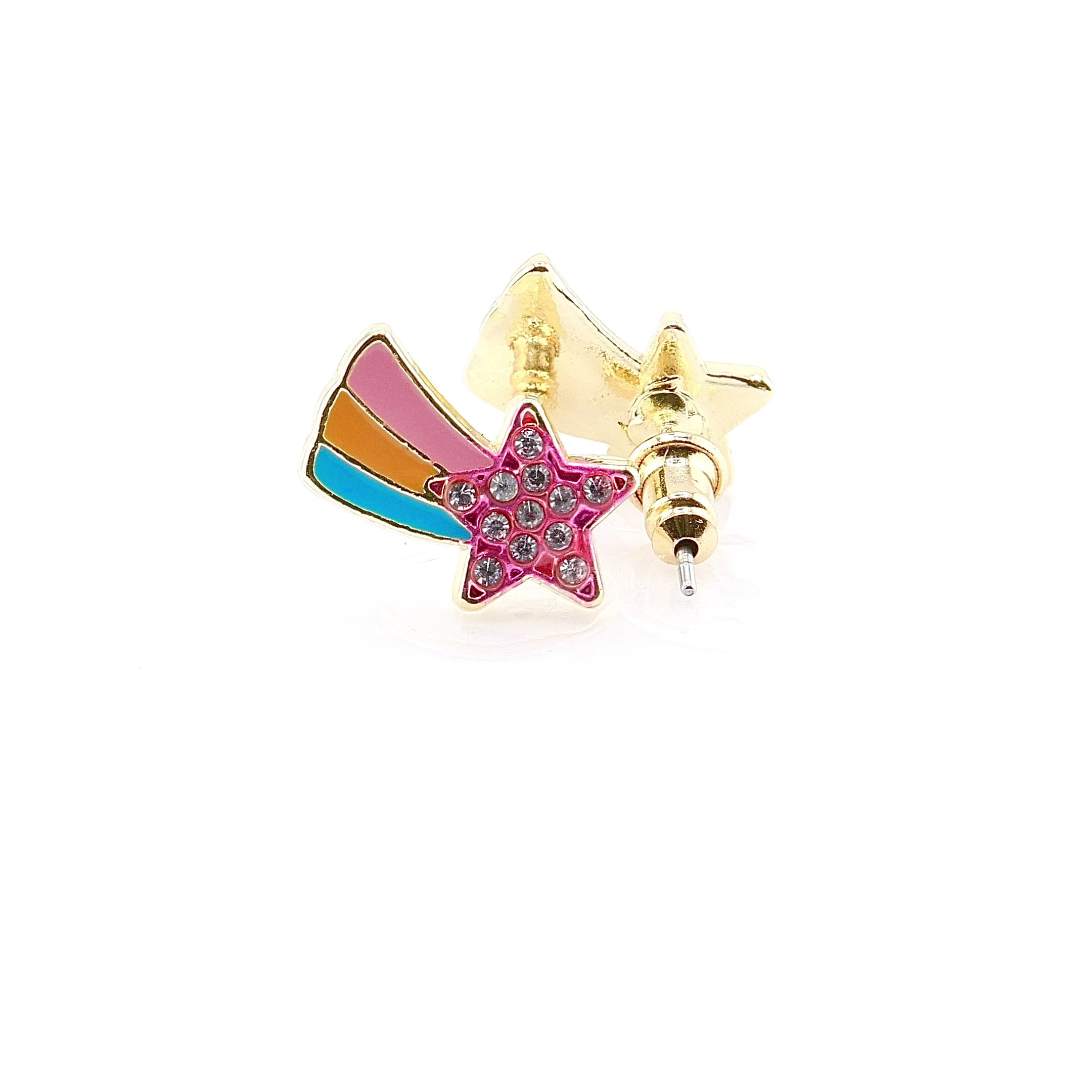 Kids Hypoallergenic Stud Earrings | Crystal Shooting Star
