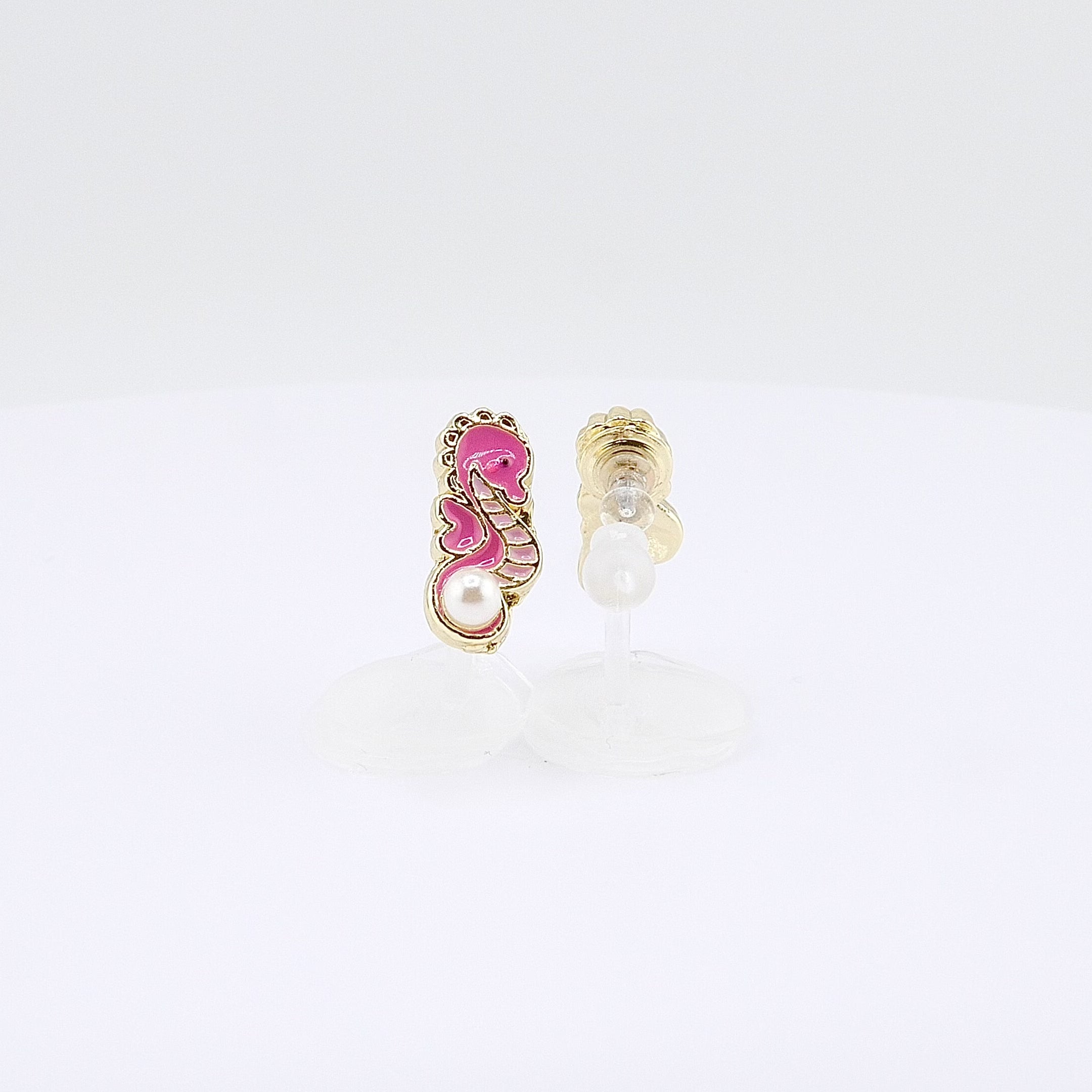 Kids Clip-on Earrings | Seahorse