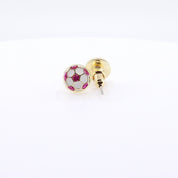 Kids Hypoallergenic Stud Earrings | Soccer Ball