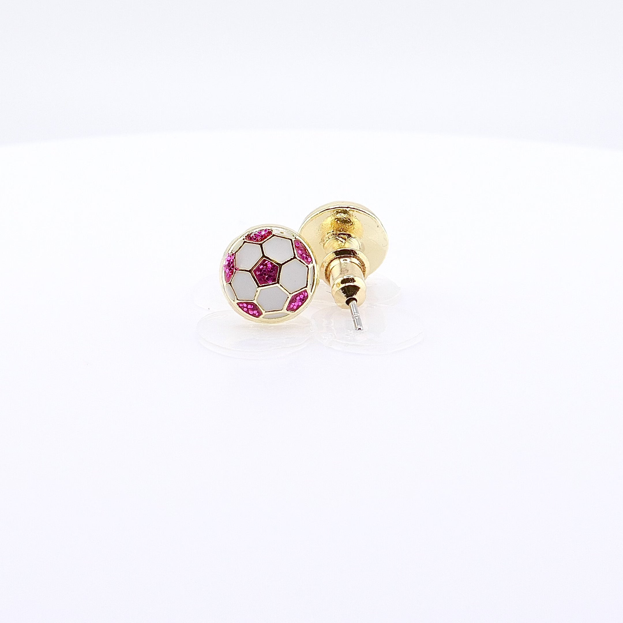 Kids Hypoallergenic Stud Earrings | Soccer Ball