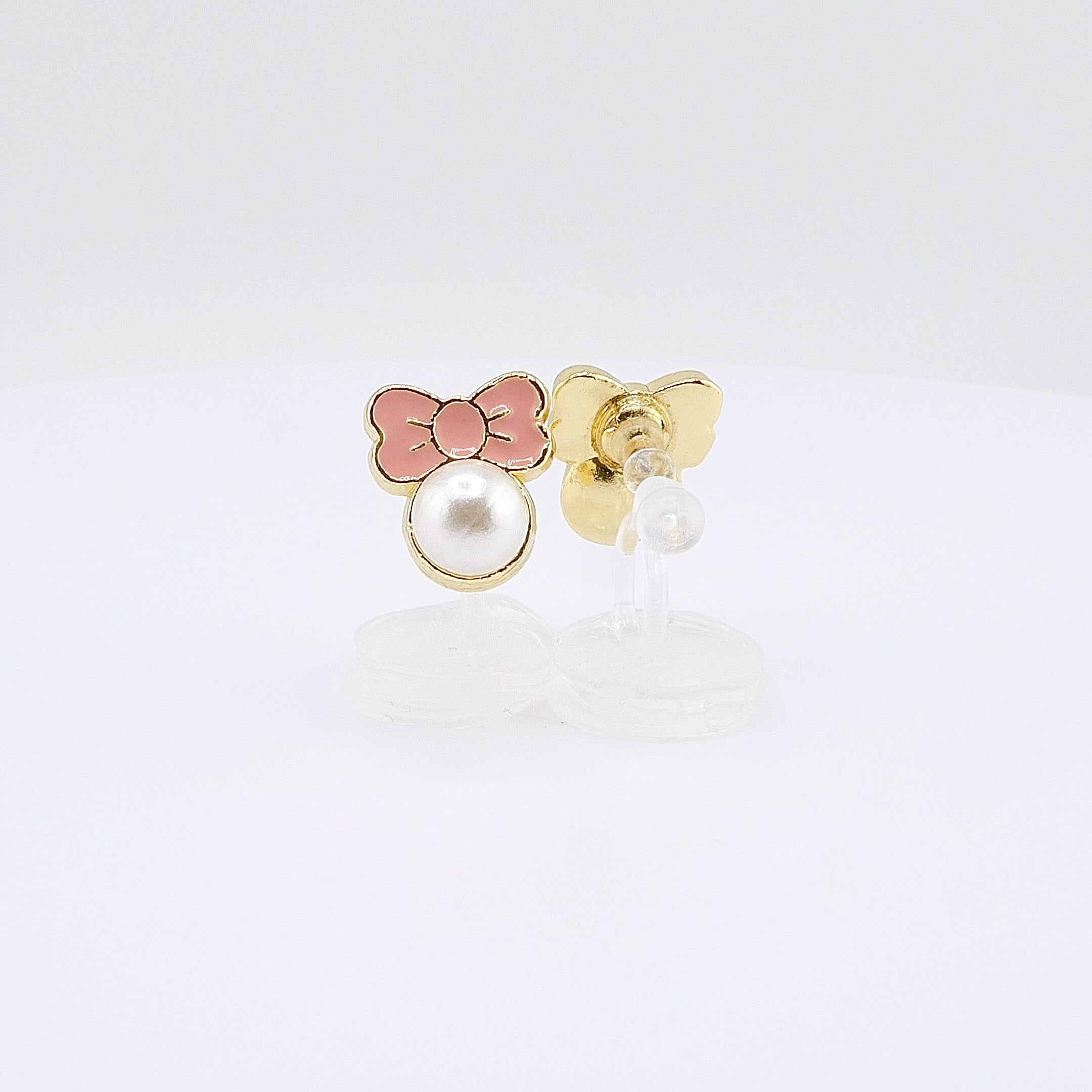 Kids Clip-on Earrings | Pink Chic Bow