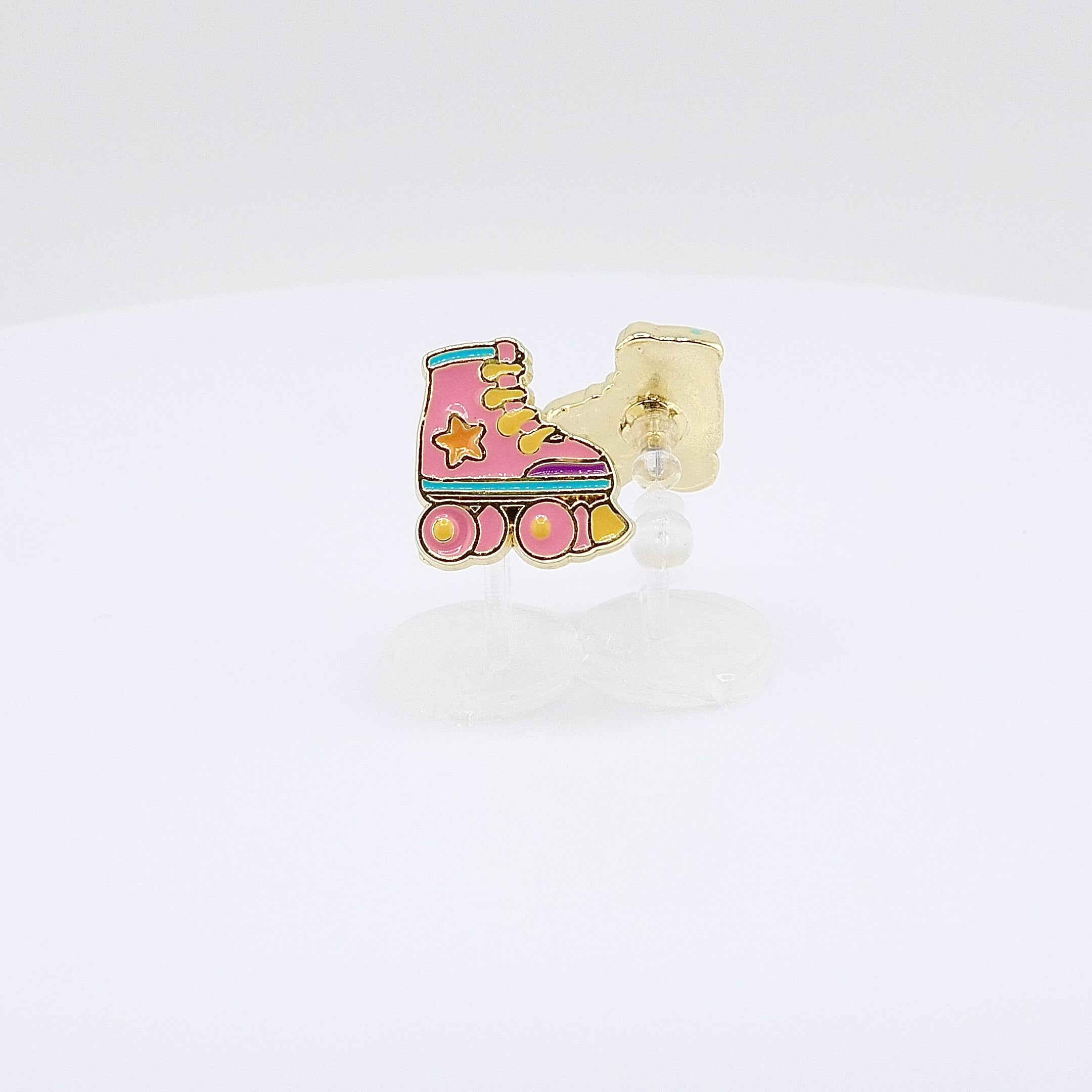 Kids Clip-on Earrings | Easter Roller Skates