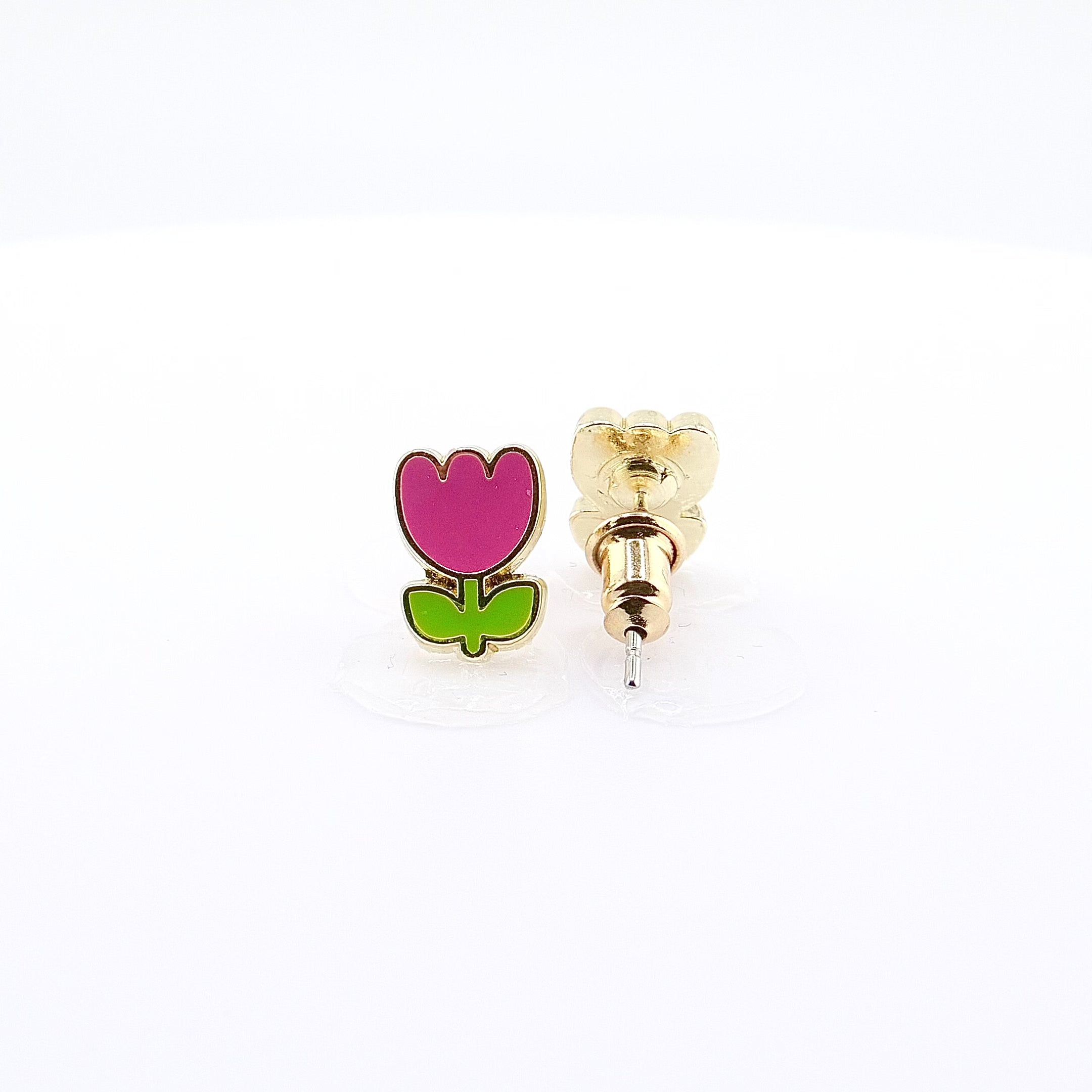 Kids Hypoallergenic Stud Earrings | Easter Tiny Tulip