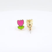 Kids Hypoallergenic Stud Earrings | Easter Tiny Tulip