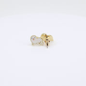 KIds Hypoallergenic Stud Earrings | Sealed with a Kiss | Seal