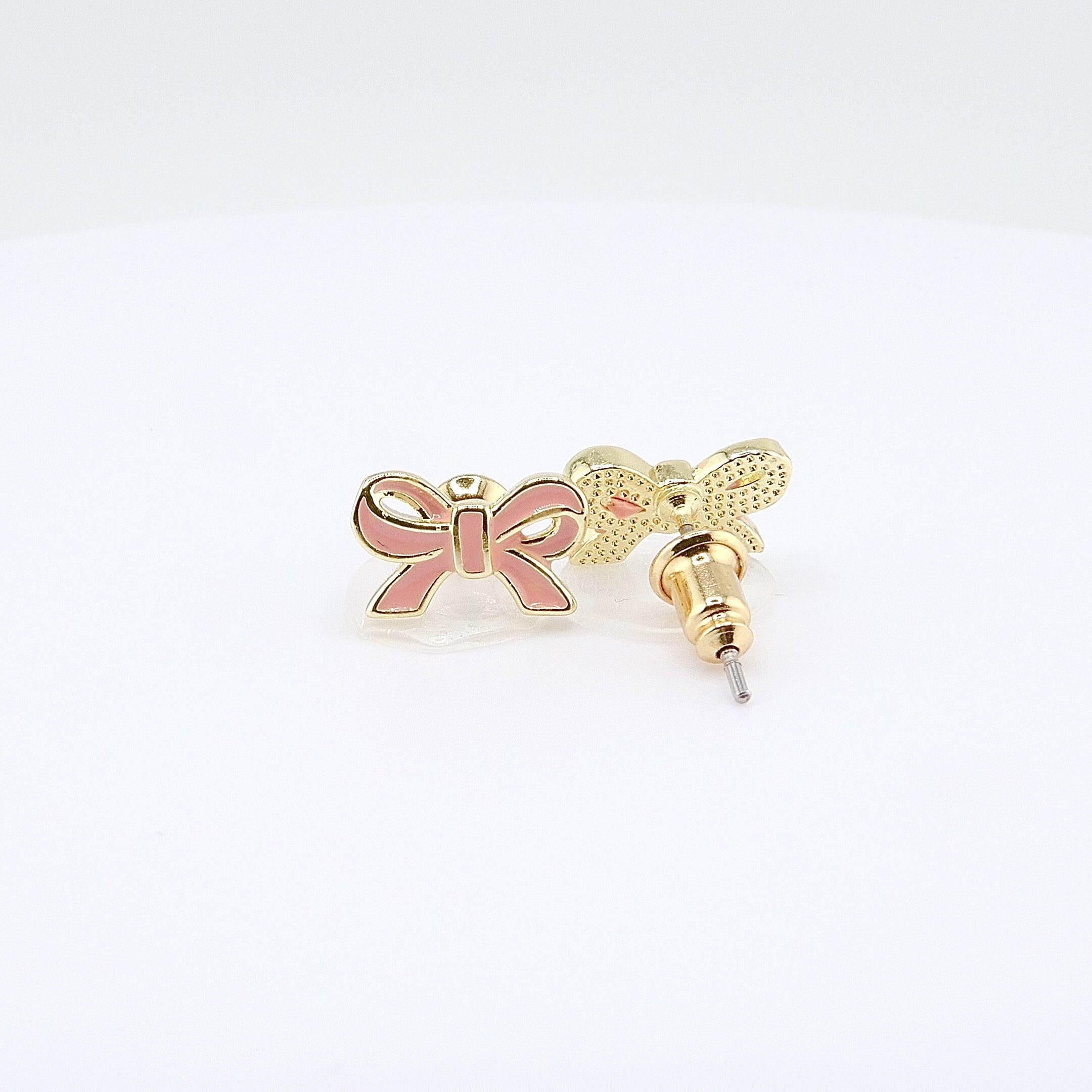 Kids Hypoallergenic Stud Earrings | Pretty Pink Bow