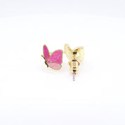 Kids Hypoallergenic Stud Earrings | Glitter Butterfly
