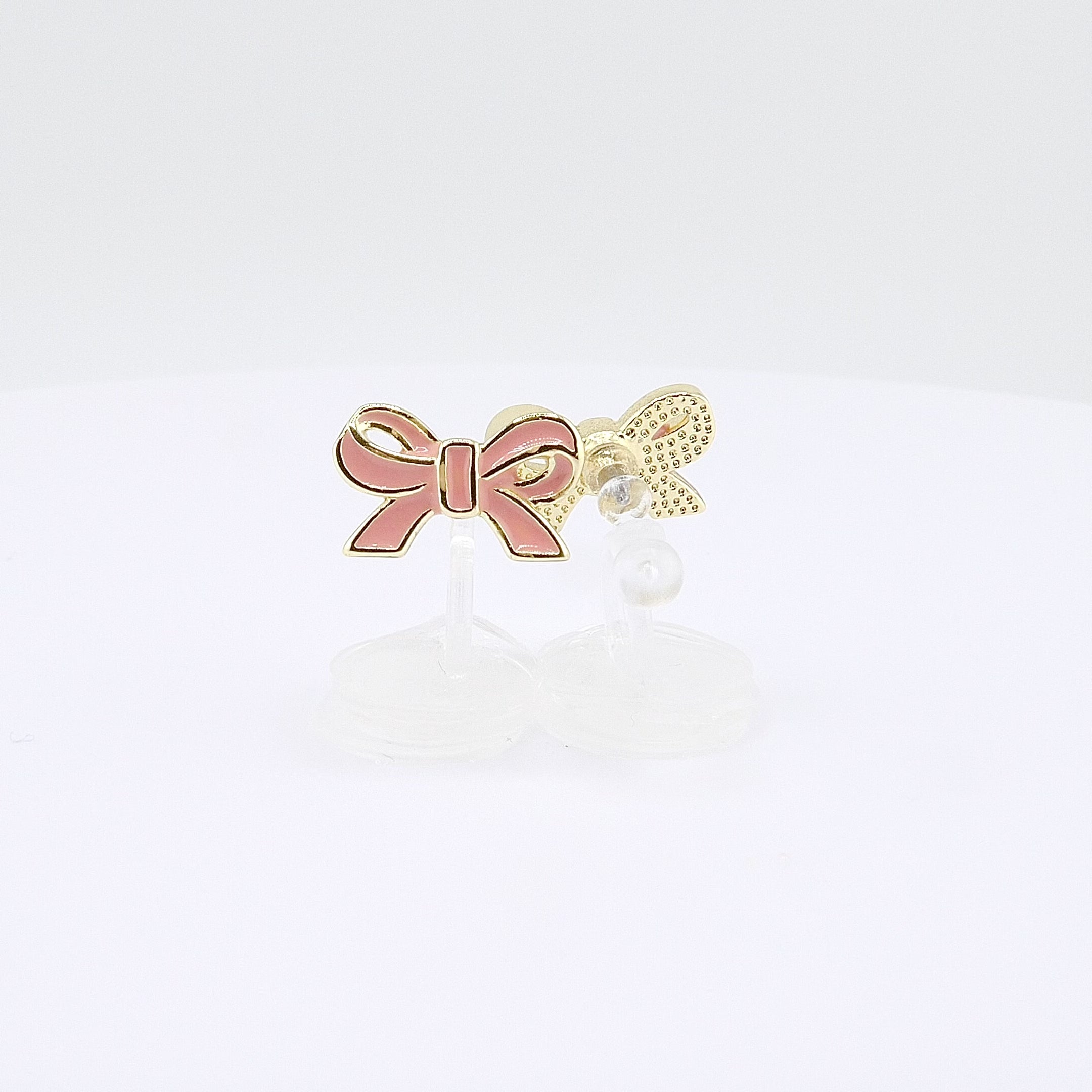 Kids Clip-on Earrings | Pretty Pink Bow